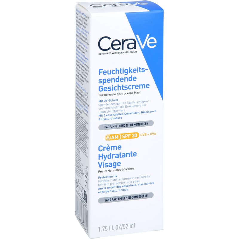 CERAVE feuchtigkeitsspendende Gesichtscreme SPF 30