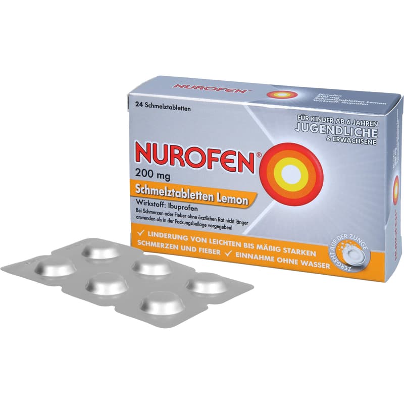 NUROFEN 200 mg orodispersible tablets Lemon