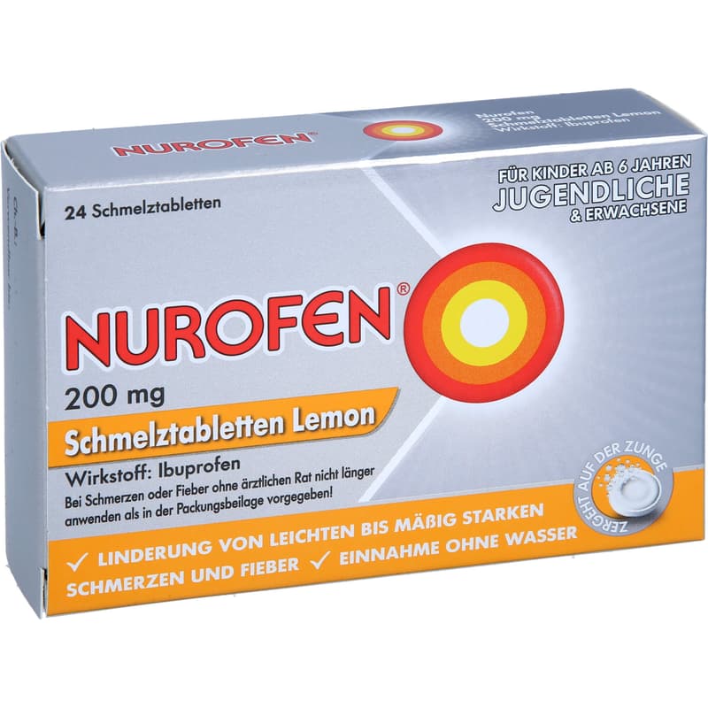 NUROFEN 200 mg orodispersible tablets Lemon