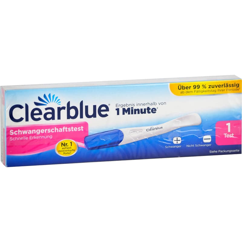 CLEARBLUE pregnancy test rapid detection
