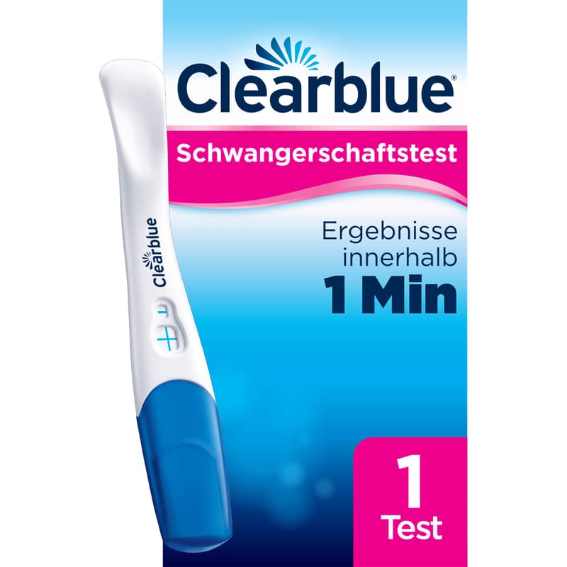 CLEARBLUE pregnancy test rapid detection