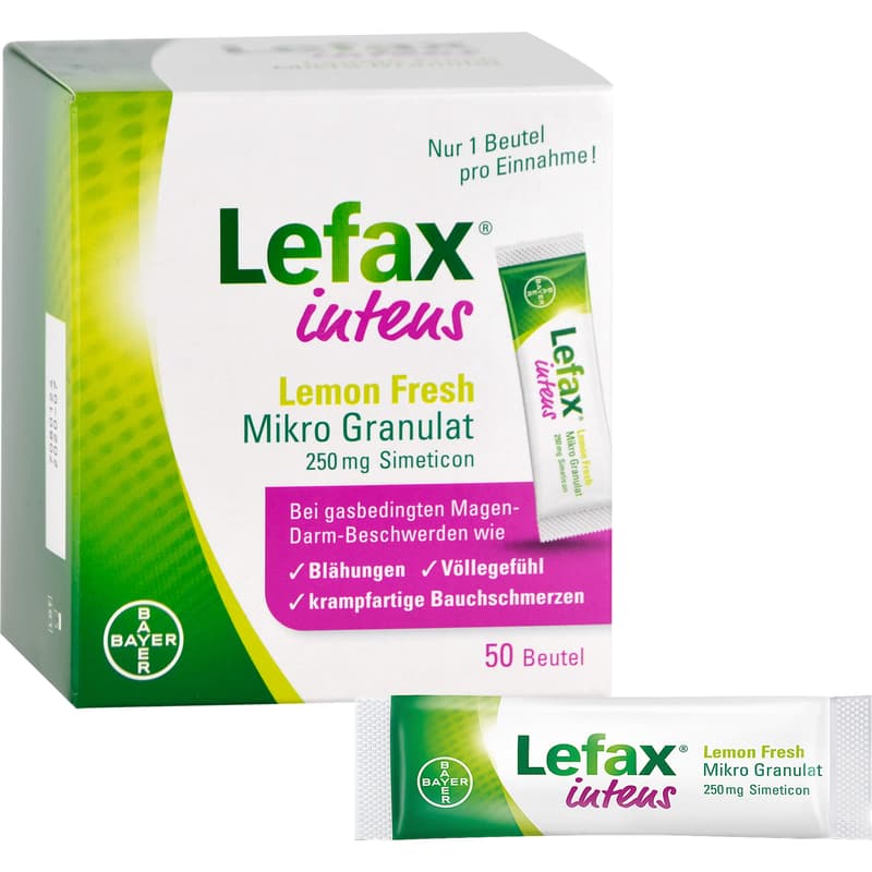 LEFAX intens Lemon Fresh Micro Granul.250 mg Sim.
