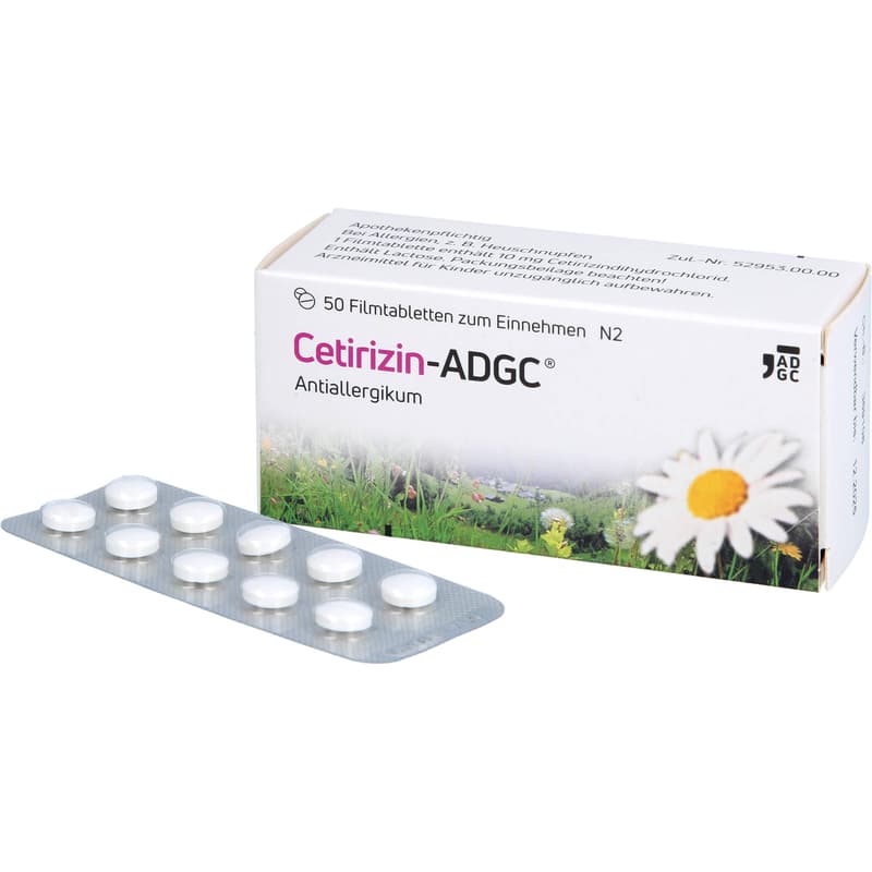 CETIRIZINE ADGC film-coated tablets