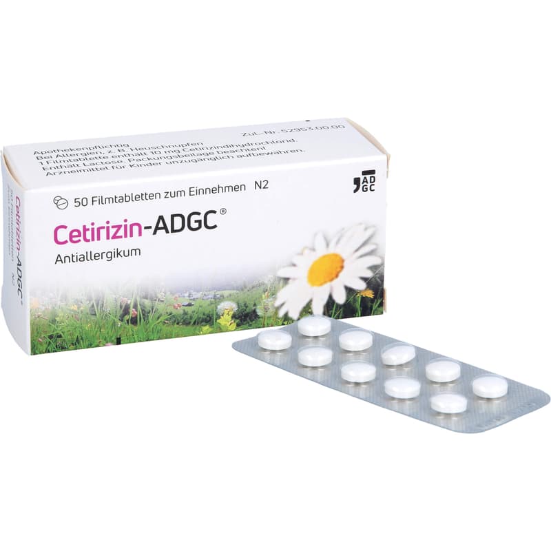 CETIRIZINE ADGC film-coated tablets