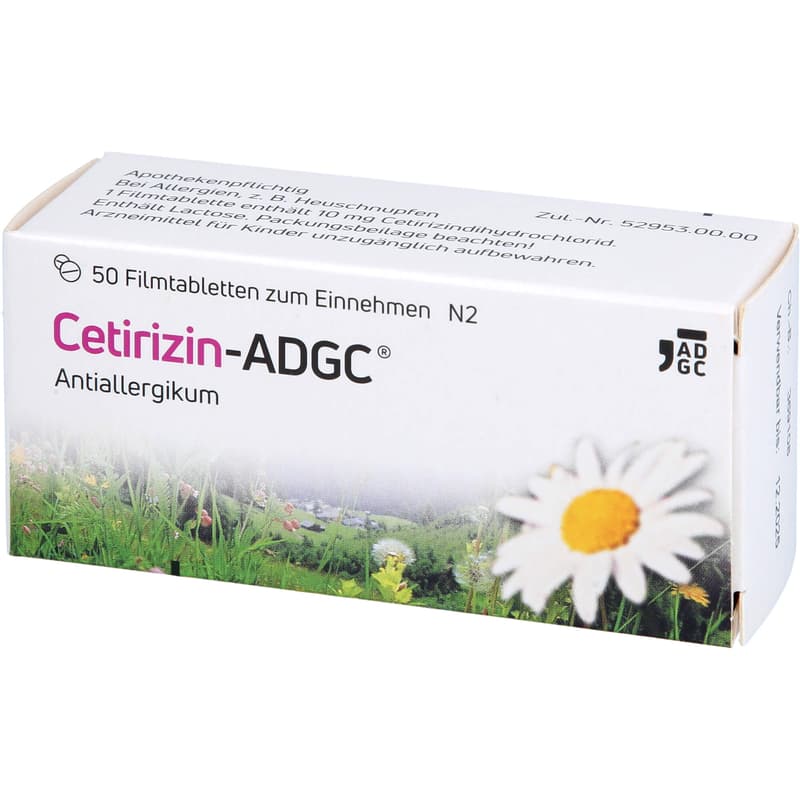 CETIRIZINE ADGC film-coated tablets