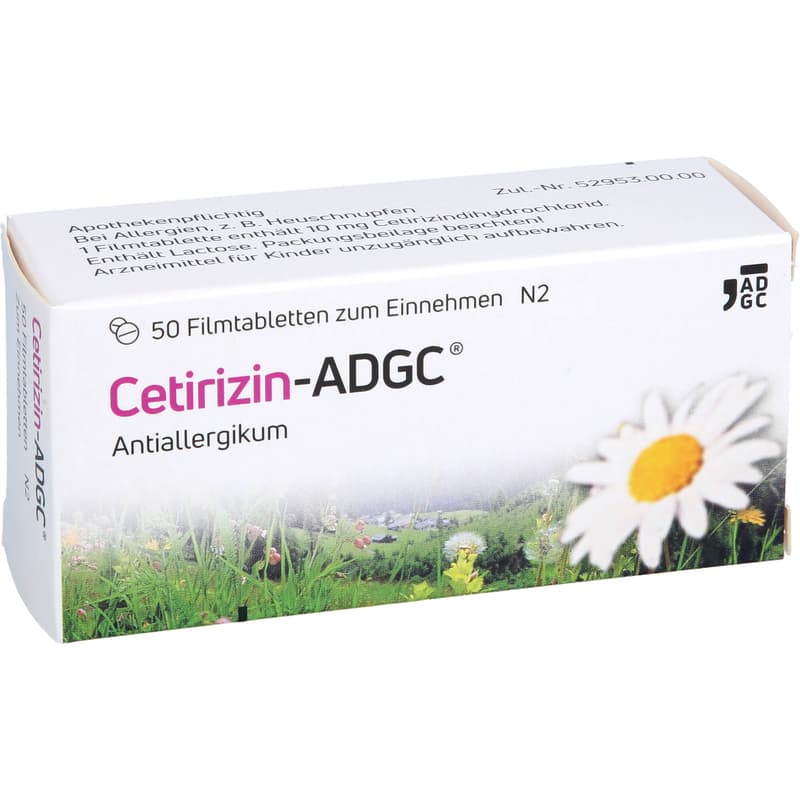 CETIRIZINE ADGC film-coated tablets