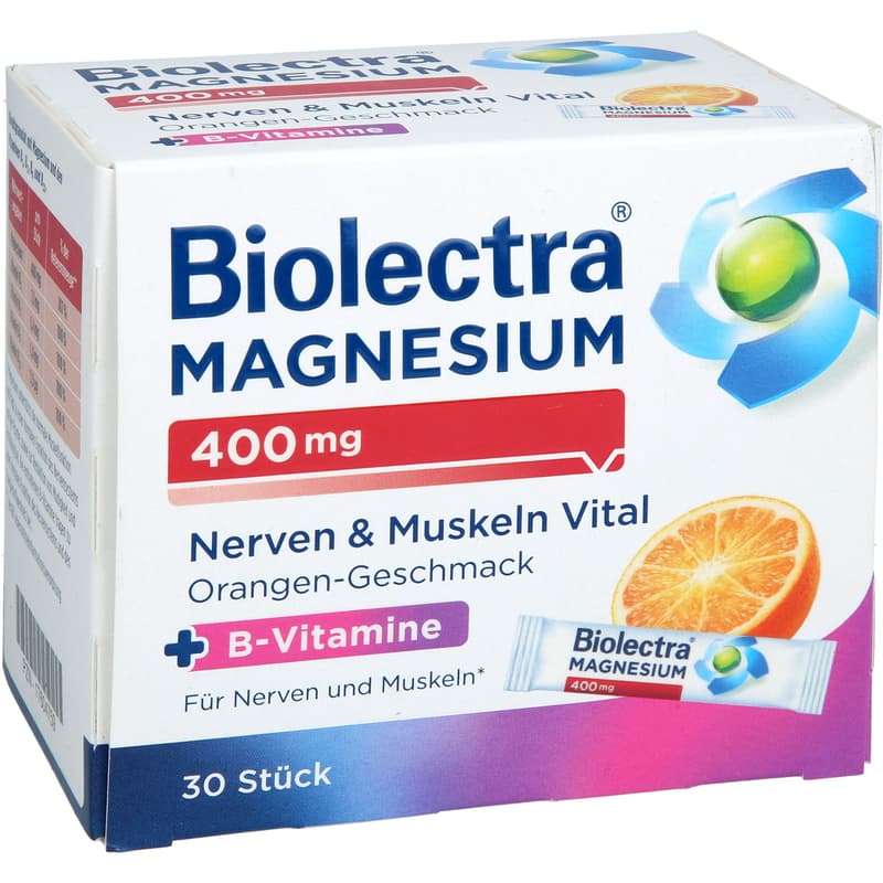 BIOLECTRA Magnesium 400 mg Nerven & Muskeln Vital