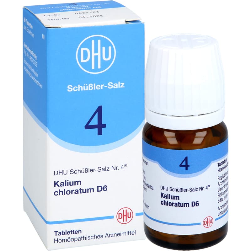 BIOCHEMIE DHU 4 Kalium chloratum D 6 Tabletten