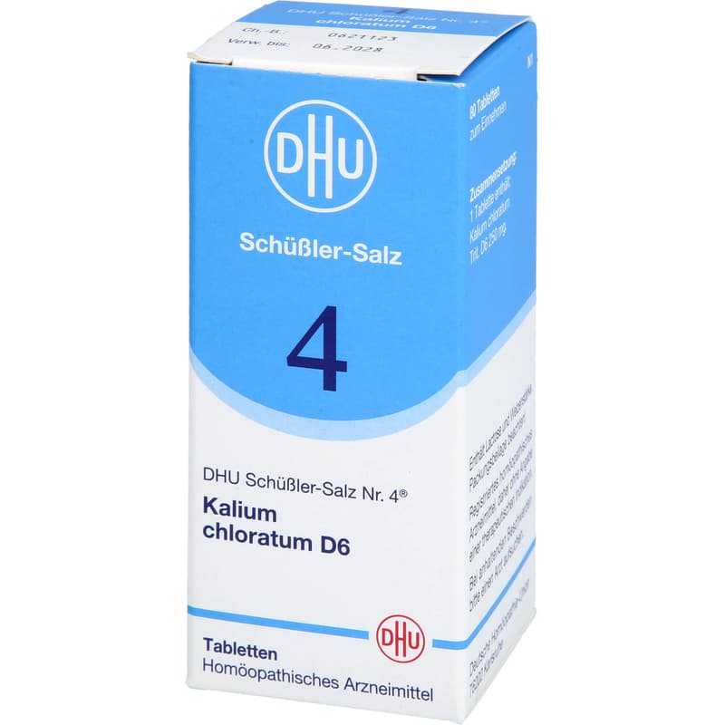BIOCHEMIE DHU 4 Kalium chloratum D 6 Tabletten