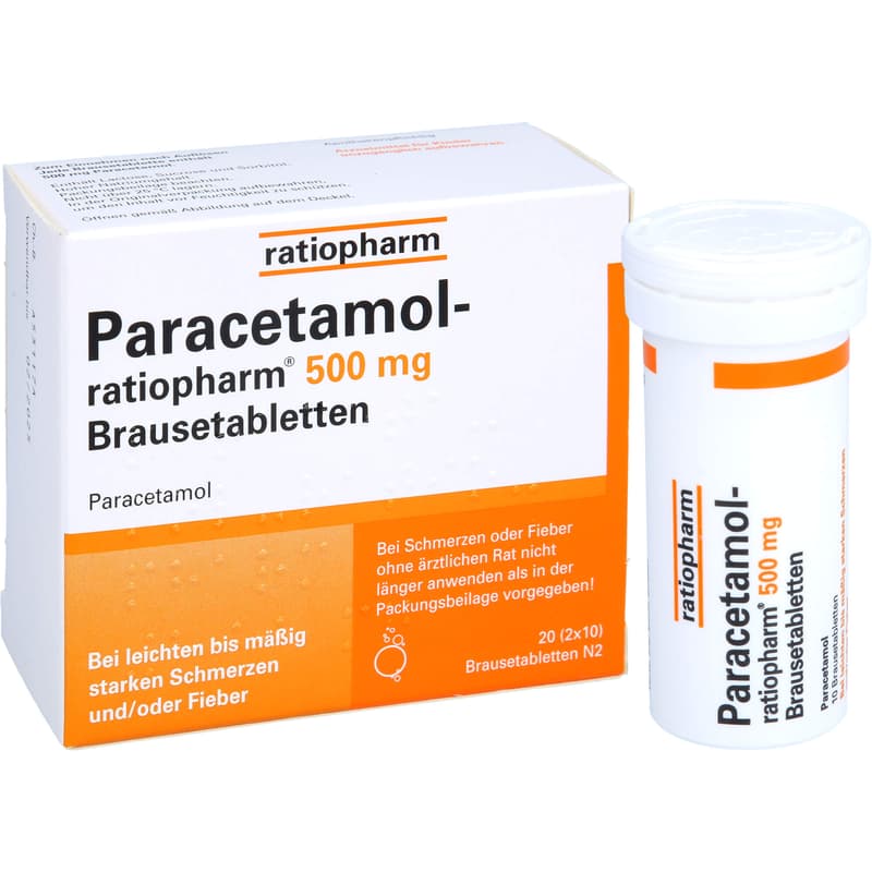 PARACETAMOL-ratiopharm 500 mg effervescent tablets