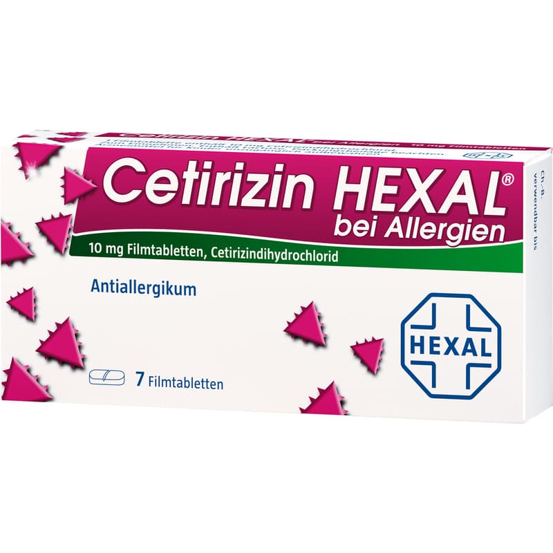 CETIRIZIN HEXAL Filmtabletten bei Allergien