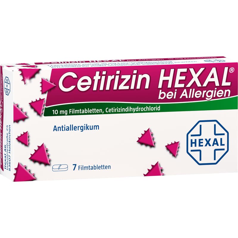 CETIRIZIN HEXAL Filmtabletten bei Allergien