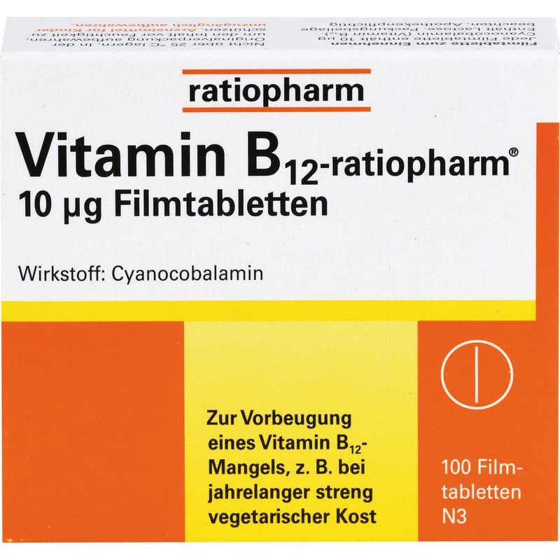 VITAMIN B12-RATIOPHARM 10 μg Filmtabletten