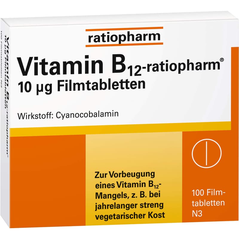 VITAMIN B12-RATIOPHARM 10 μg Filmtabletten