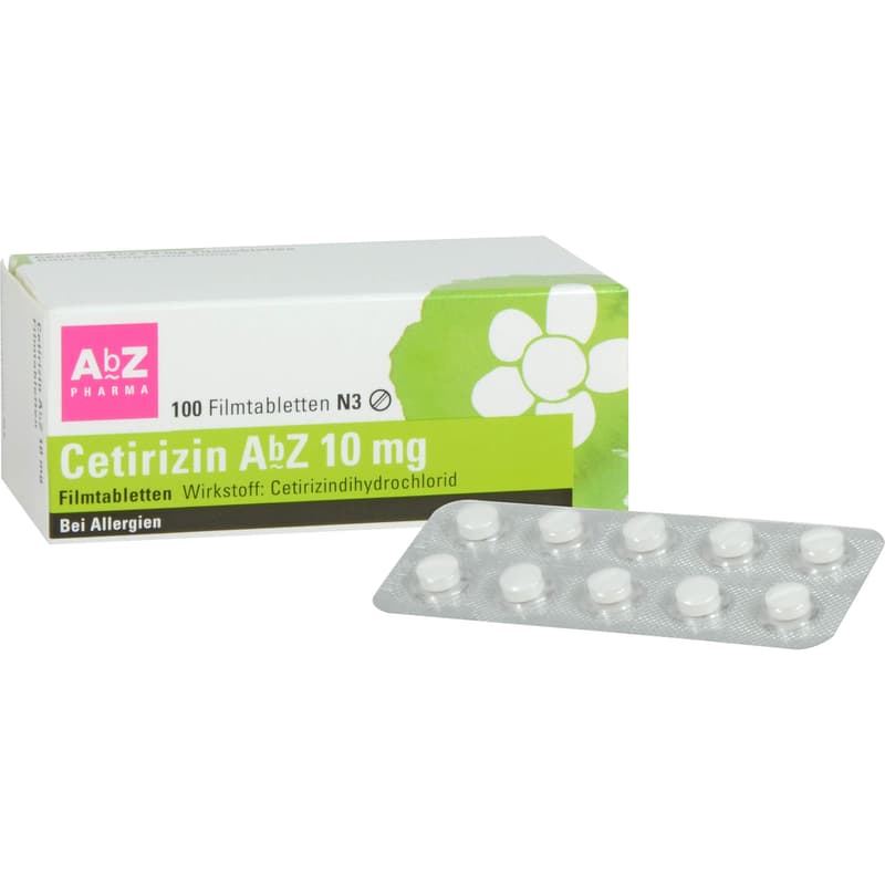 CETIRIZIN AbZ 10 mg film-coated tablets