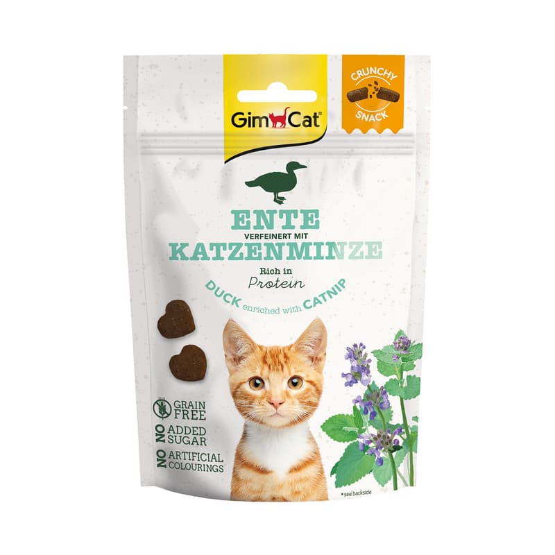 GimCat Crunchy Snacks Duck with catnip 50 g