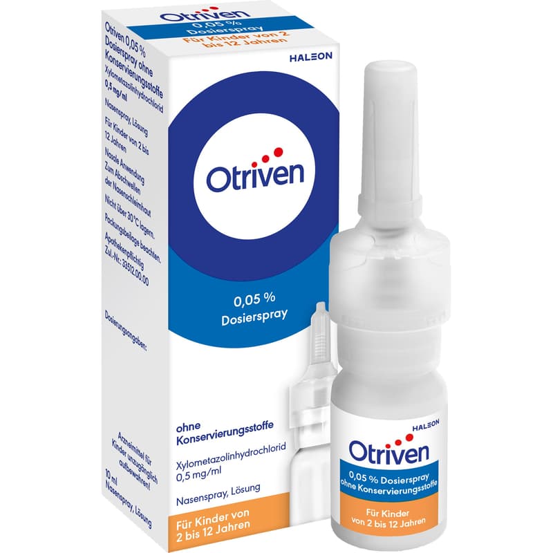 OTRIVEN 0.05% metered-dose spray without preservatives