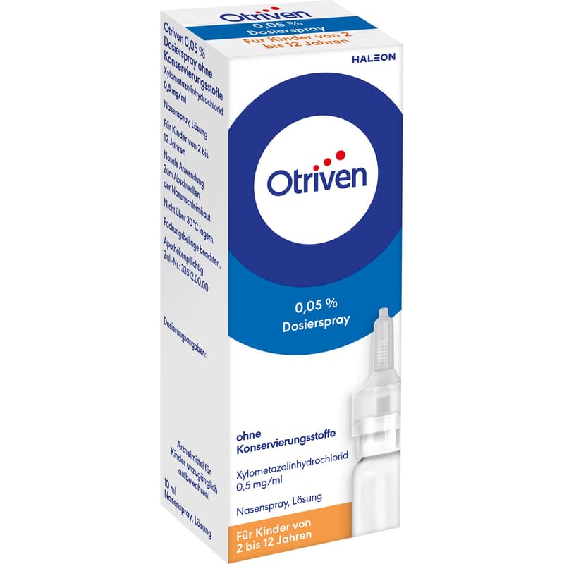 OTRIVEN 0.05% metered-dose spray without preservatives