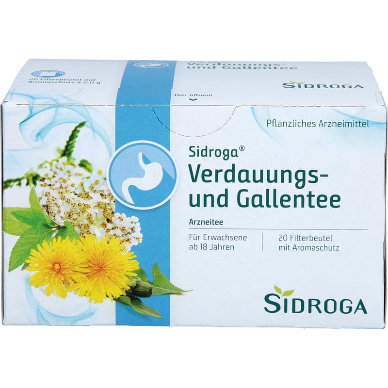SIDROGA Digestive and Gallbladder Tea Filter Bags