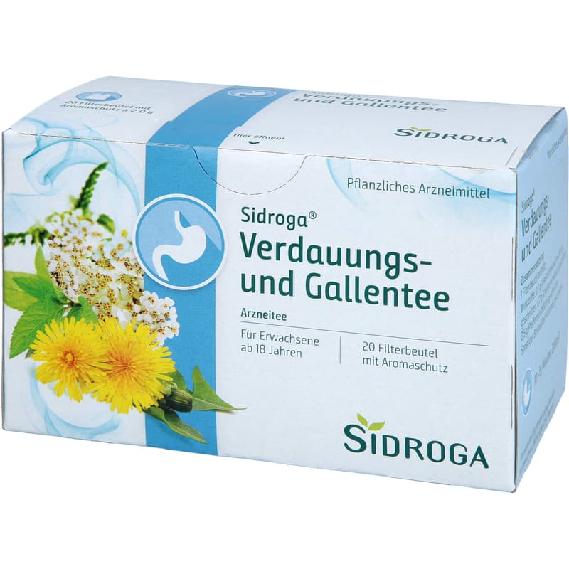 SIDROGA Digestive and Gallbladder Tea Filter Bags