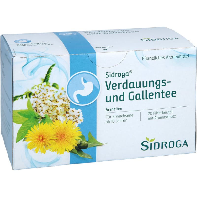 SIDROGA Digestive and Gallbladder Tea Filter Bags