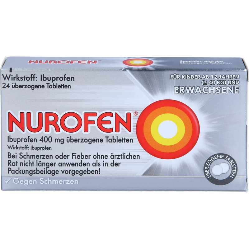 NUROFEN Ibuprofen 400 mg coated tablets