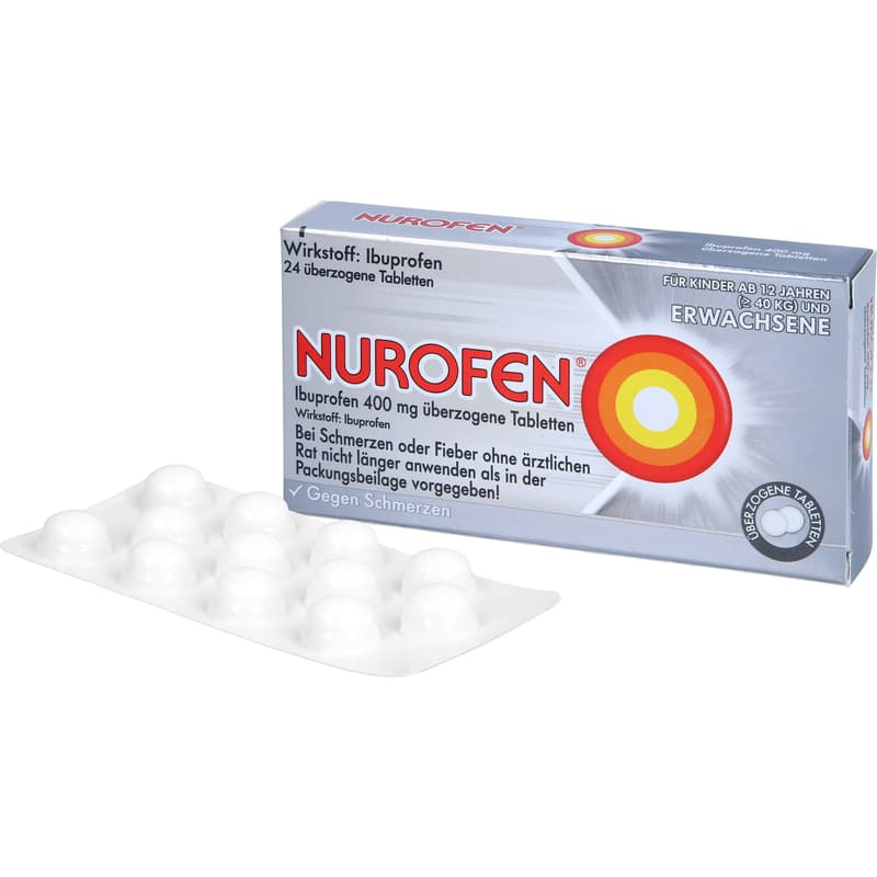 NUROFEN Ibuprofen 400 mg coated tablets