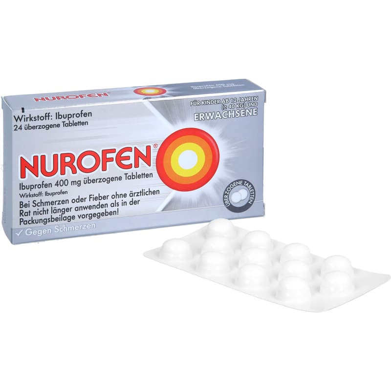 NUROFEN Ibuprofen 400 mg coated tablets