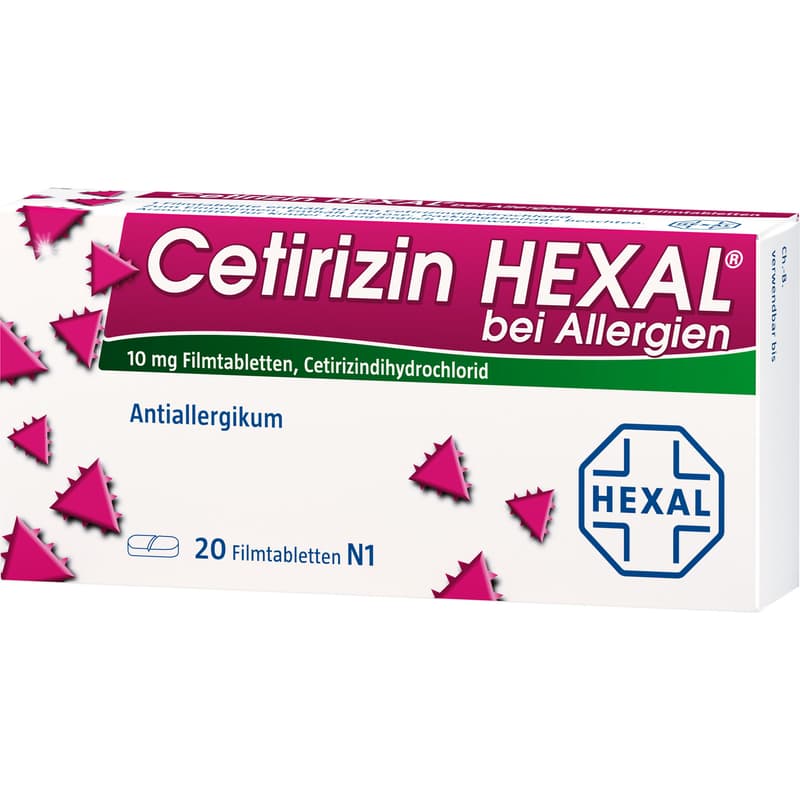 CETIRIZIN HEXAL Filmtabletten bei Allergien