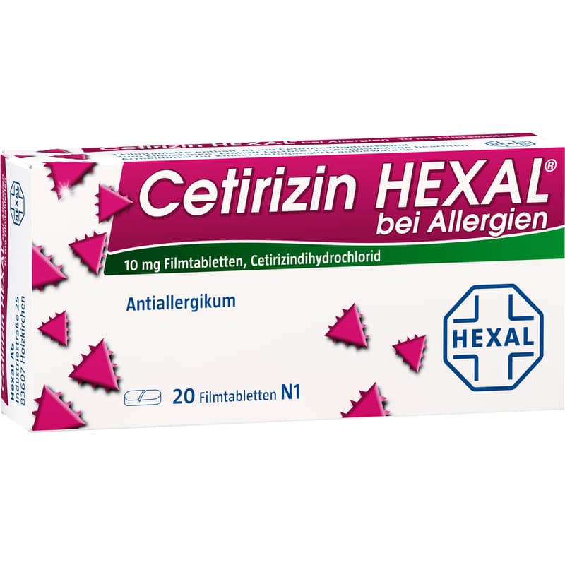 CETIRIZIN HEXAL Filmtabletten bei Allergien