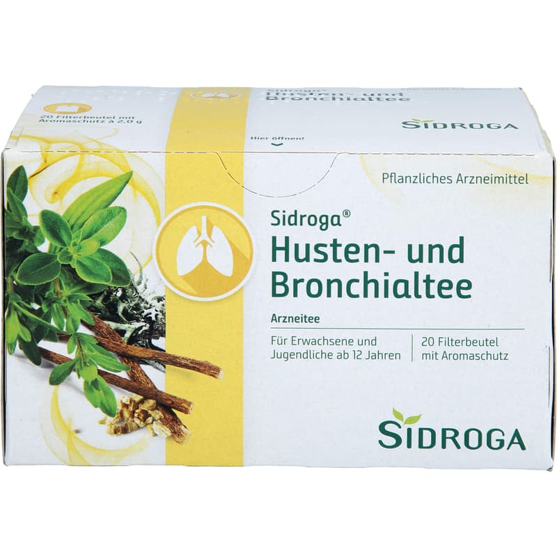 SIDROGA Husten- und Bronchialtee Filterbeutel
