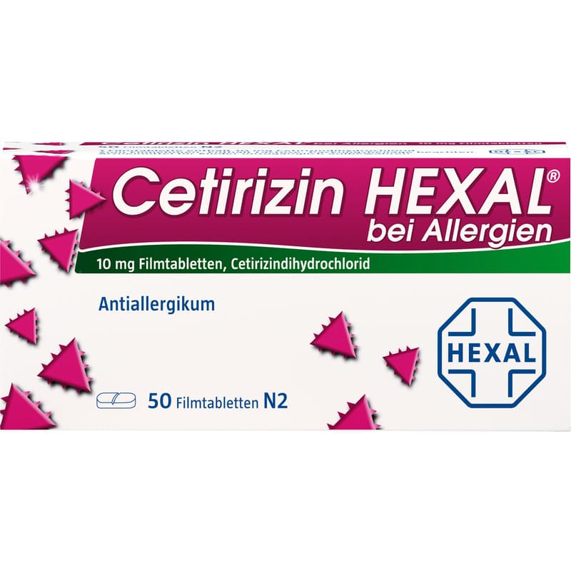 CETIRIZIN HEXAL Filmtabletten bei Allergien