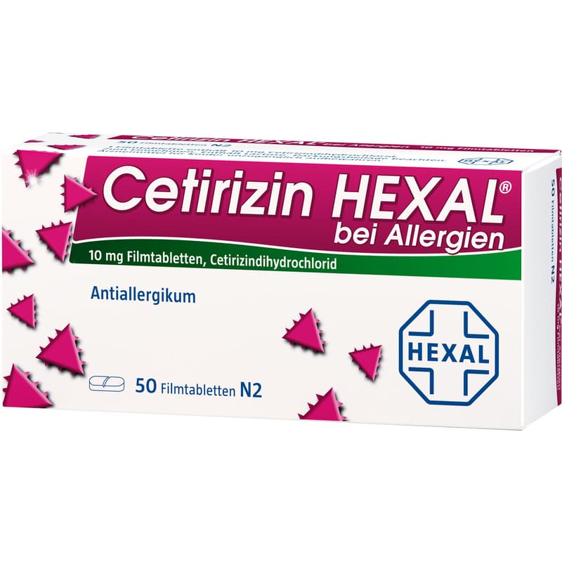 CETIRIZIN HEXAL Filmtabletten bei Allergien