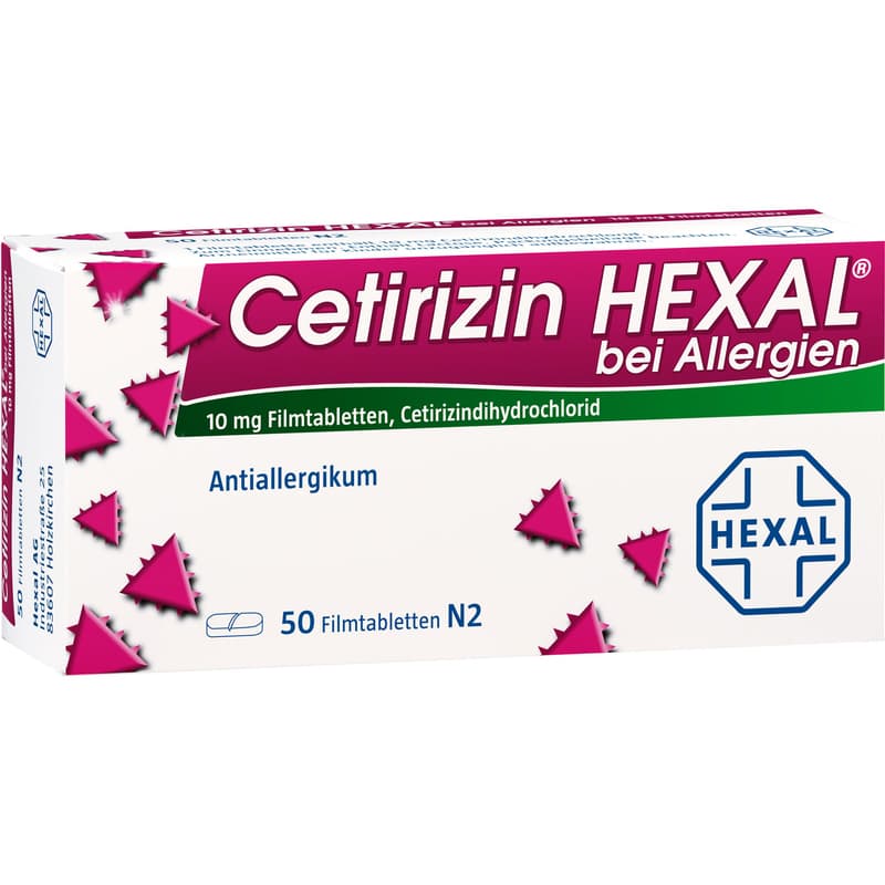 CETIRIZIN HEXAL Filmtabletten bei Allergien