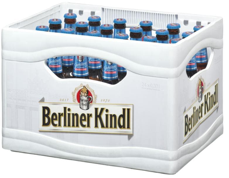 Berliner Kindl Jubiläums Pilsener Alkoholfrei Kiste 24x0,33 l (MEHRWEG)