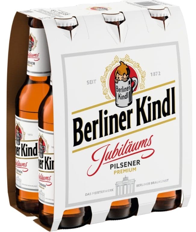 Berliner Kindl Anniversary Pilsener 6 x 0.33 l (refillable)
