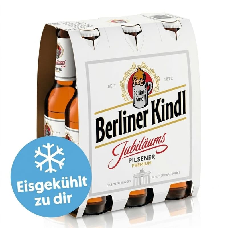 Berliner Kindl Anniversary Pilsener 6 x 0.33 l (refillable)