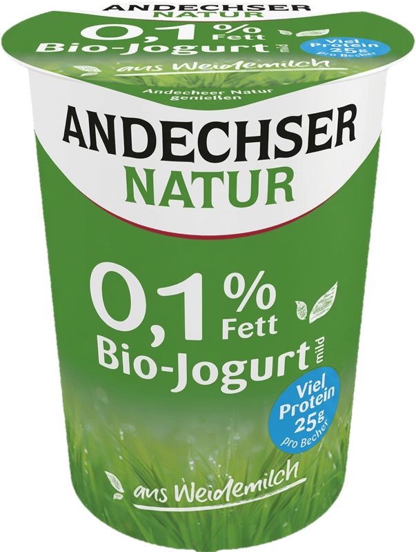 Andechser BIO Joghurt mild 0,1% Fett