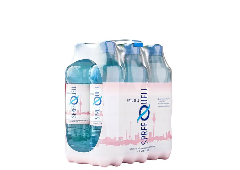 Spreequell Mineralwasser Naturell 6x0,5l (EINWEG)