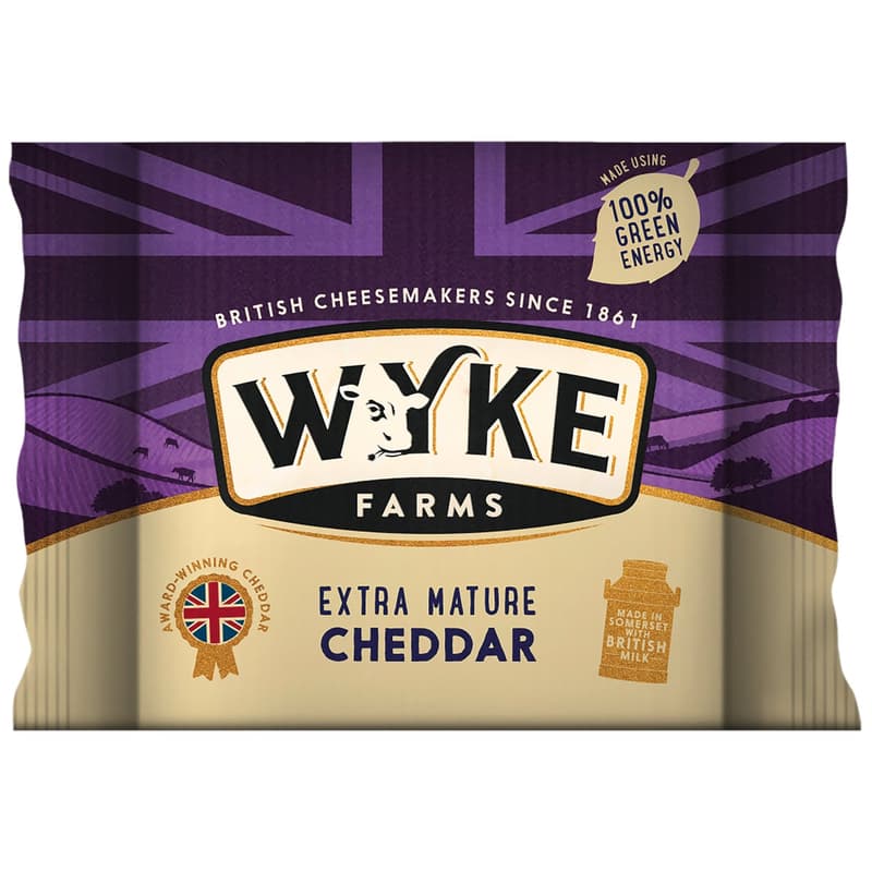 Wyke Extra Mature Cheddar, matured for 13 months