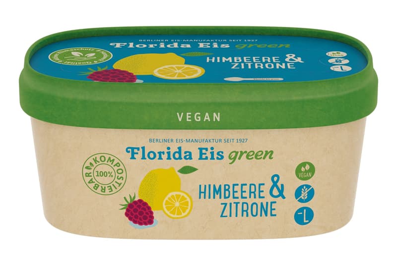 Florida Ice Cream Raspberry & Lemon vegan