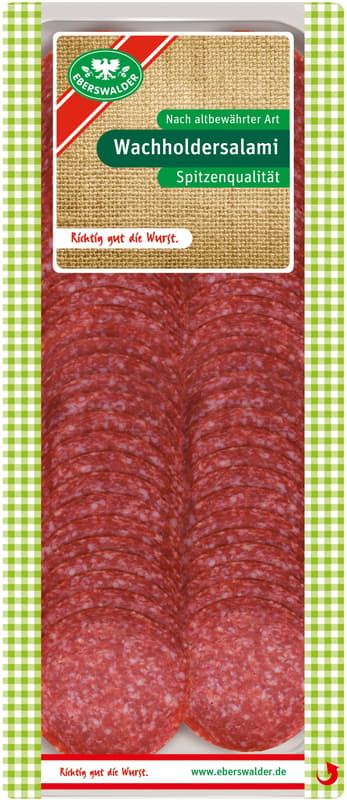 Eberswalder juniper salami 130g fan-cut