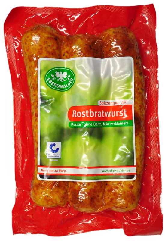 Eberswalder Bratwurst ohne Darm Puzsta 3=300g QS