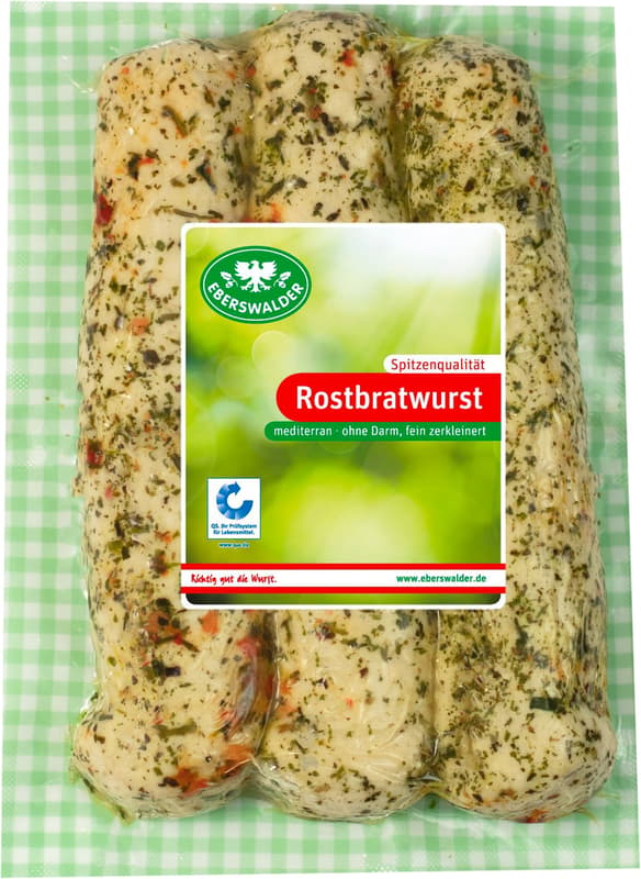 Eberswalder Bratwurst without casing mediterranean 3=300g QS