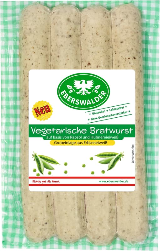 Eberswalde Vegetarian Bratwurst 4=200g