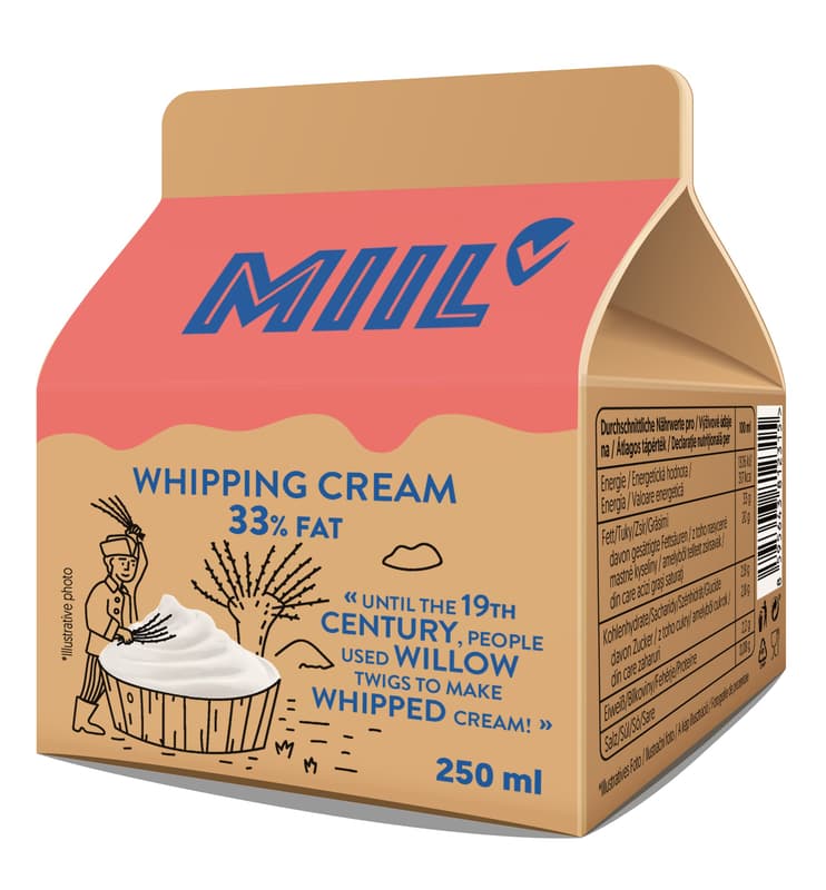 Miil Fresh Whipped Cream 33%