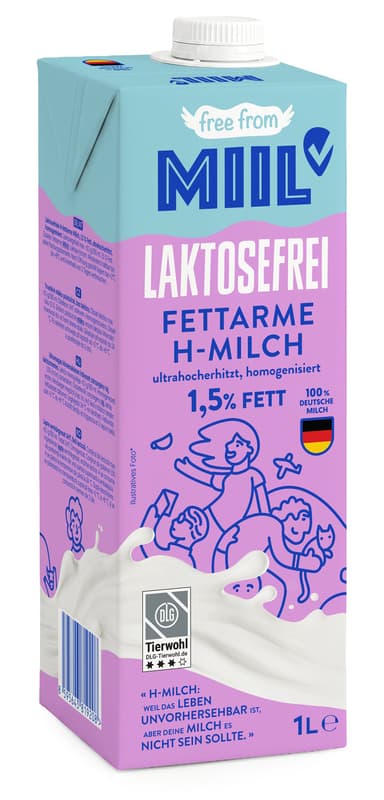 MIIL Haltbare Milch 1,5% laktosefrei