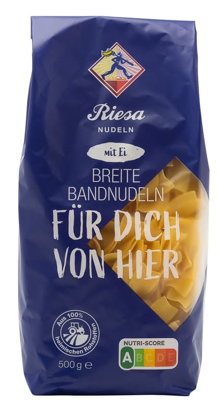 Riesa egg noodles wide ribbon noodles