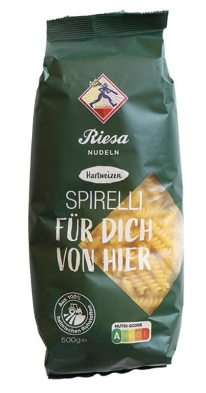 Riesa durum wheat spirelli