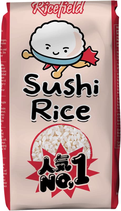 RICEFIELD Sushi Reis, Rundkorn, Japonica